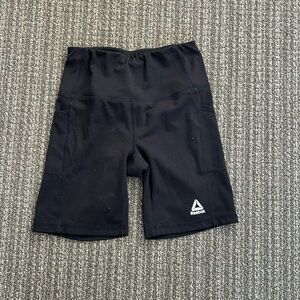 Reebok Black Biker Shorts